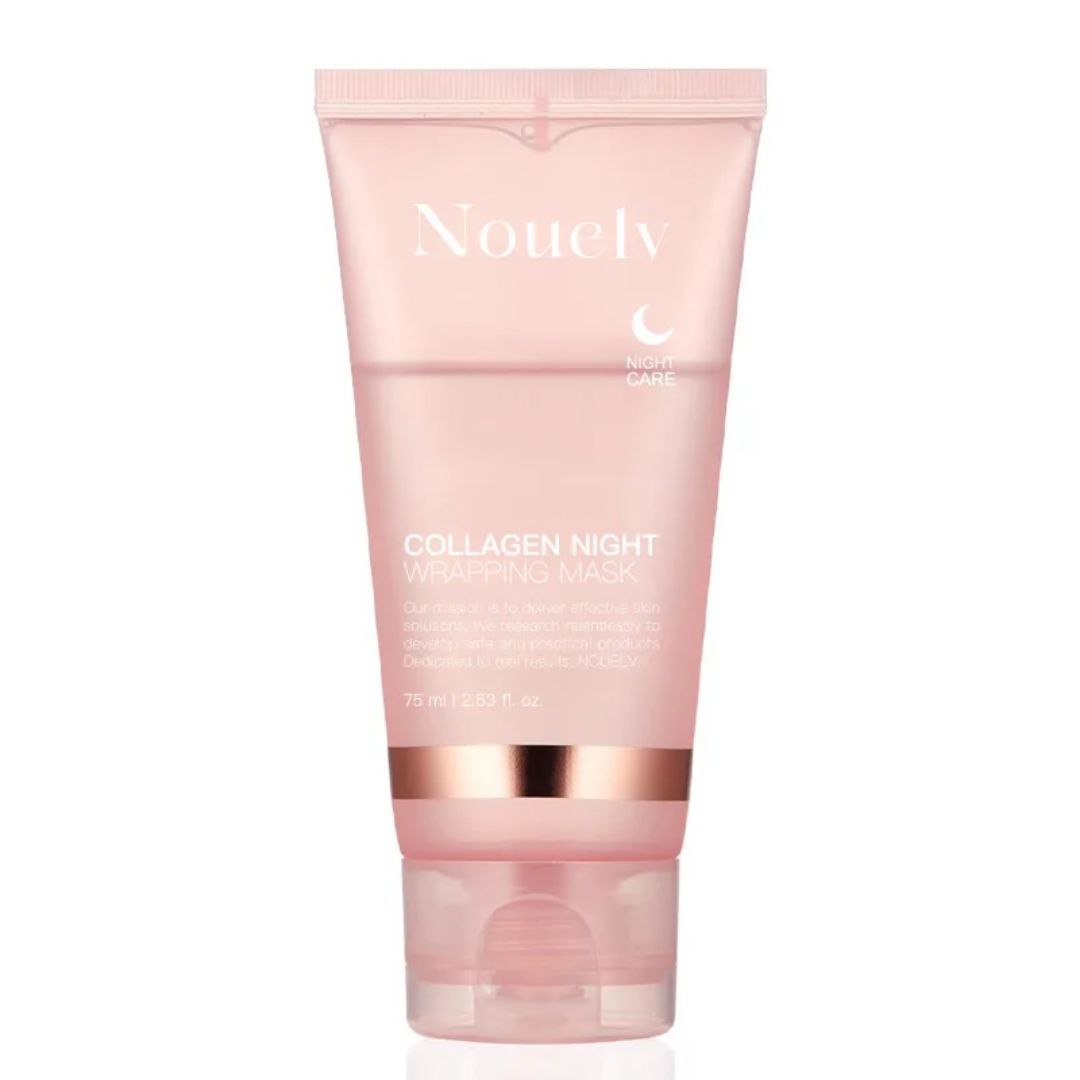 🌙 Collagen Night Ritual – Luxury Sleep Mask Duo + Applicator 💖
